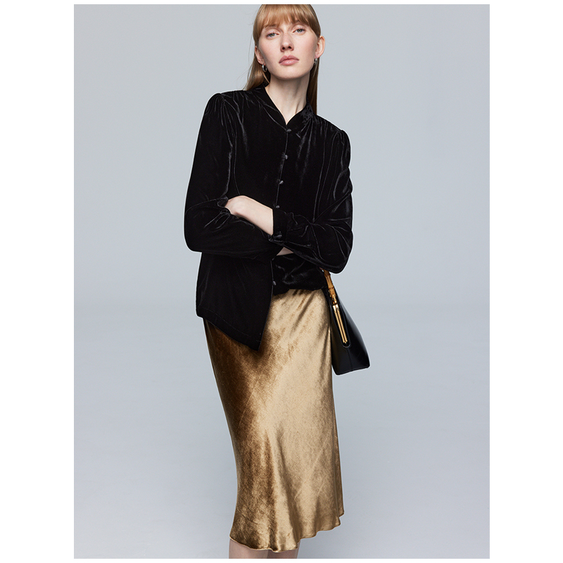 Silk Velvet Ladies Long Sleeve - огляд і ціна Tops