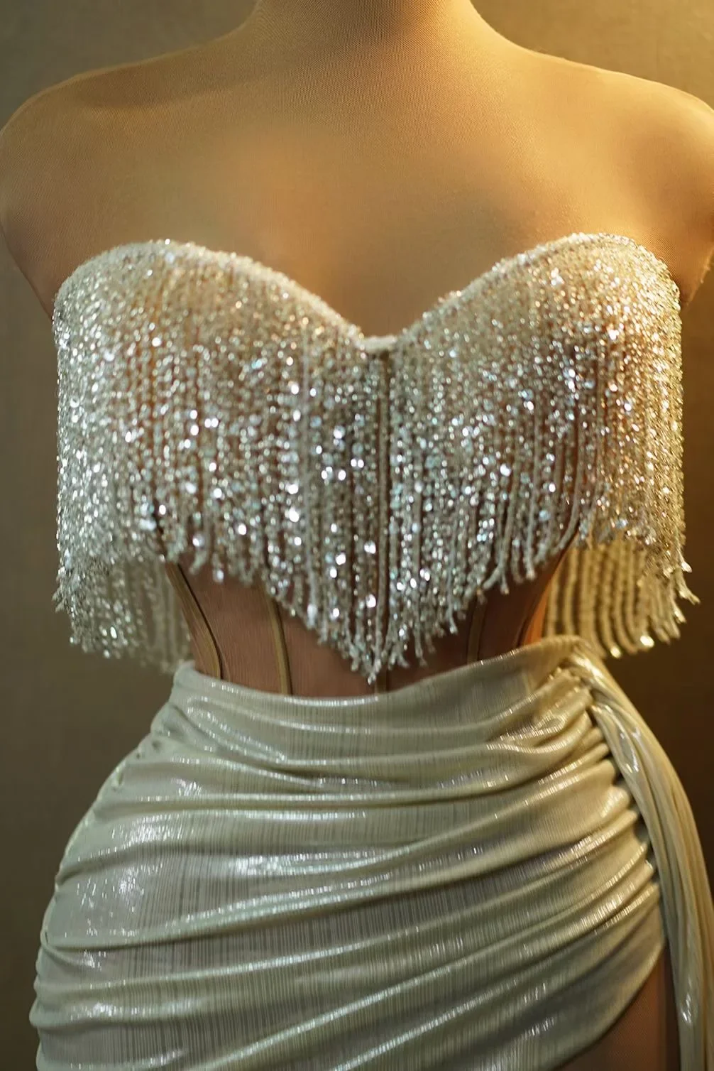 Sparkly Rhinestones Chain Tass - огляд і ціна Sparkly Rhinestone Club Party Dress