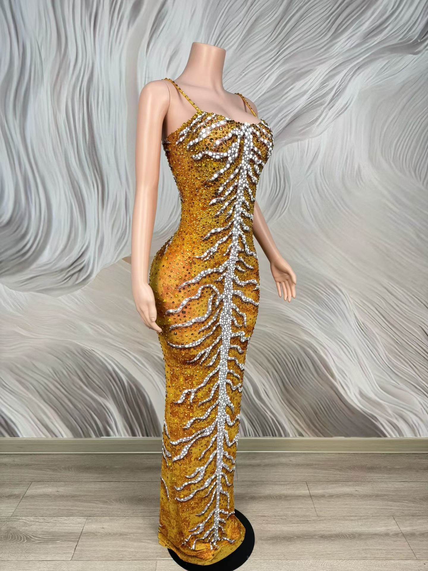 Luxury Rhinestone Sparkly Span - огляд і ціна Sparkly Rhinestone Club Party Dress